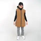 پافر زنانه پافر دخترانه مدل سیلیکونی ساده رنگ قهوه ای (ارسال رایگان)