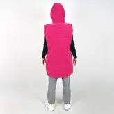 پافر زنانه پافر دخترانه مدل سیلیکونی ساده رنگ سرخابی (ارسال رایگان)