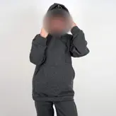 ست هودی و شلوار مدل جیب دار رنگ خاکستری (ارسال رایگان)