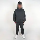 ست هودی و شلوار مدل جیب دار رنگ خاکستری (ارسال رایگان)