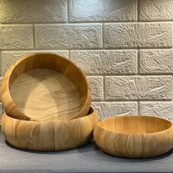 کاسه سالاد چوبی