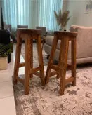 چهارپایه چوبی