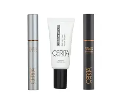 پک 3عددی تقویت مژه و ابرو سریتا مدل Eye brow and Vitalize شامل(کرم ابرو,محلول تقویت کننده مژه,سرم احیای کننده ابرو)