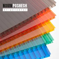 ورق پلی کربنات دوجداره ۴ میل روناک