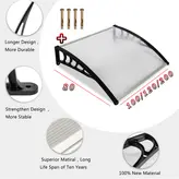 بارانگیر و سایبان در و پنجره پلی کربنات مدل باران 80/700