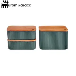 ظرف نگهدارنده 3 عددی کاراجا مدل Massimo سبز - اروم‌کاراجا