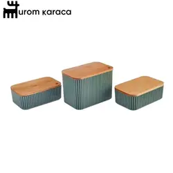 ظرف نگهدارنده 3 عددی کاراجا مدل Massimo سبز - اروم‌کاراجا