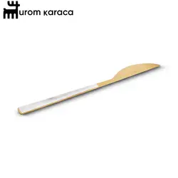 سرویس قاشق و چنگال 18 پارچه کاراجا مدل Arete طلایی - اروم‌کاراجا