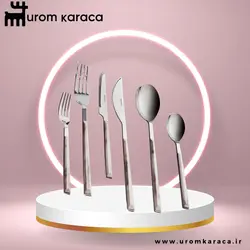 سرویس قاشق و چنگال 36 پارچه کاراجا مدل Leda سفید - اروم‌کاراجا