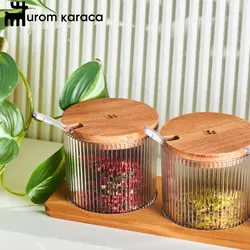 جا ادویه 3 عددی کاراجا مدل Massimo شفاف - اروم‌کاراجا