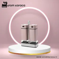 ظرف روغن و آبلیمو امسان مدل plaza رزگلد - اروم‌کاراجا