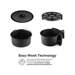 هواپز و سرخ کن سخنگو کاراجا مدل Air Pro Cook xl 2 in 1 بژ - اروم‌کاراجا