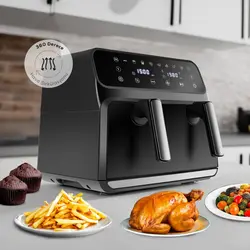 هواپز و سرخ کن دوقلو کاراجا مدل Multifry XXXL 9 مشکی - اروم‌کاراجا