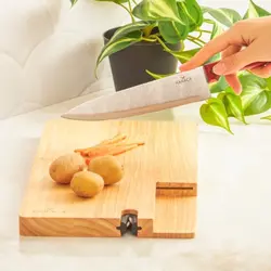 تخته گوشت و چاقو کاراجا مدل Gaia - اروم‌کاراجا
