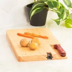 تخته گوشت و چاقو کاراجا مدل Gaia - اروم‌کاراجا