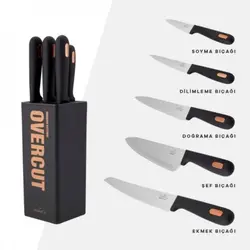 سرویس چاقو 6 پارچه کاراجا مدل Overcut - اروم‌کاراجا