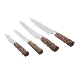 سرویس 8 پارچه کفگیر و ملاقه و چاقو مدل کاراجا Timber - اروم‌کاراجا