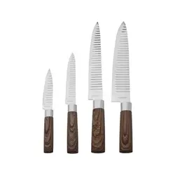 سرویس 8 پارچه کفگیر و ملاقه و چاقو مدل کاراجا Timber - اروم‌کاراجا