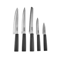 سرویس چاقو 14 پارچه کاراجا مدل Burby Wood مشکی - اروم‌کاراجا