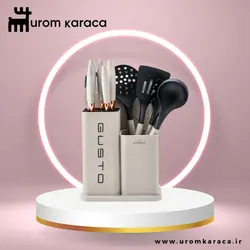سرویس چاقو 12 پارچه کاراجا مدل Gusto کرم - اروم‌کاراجا