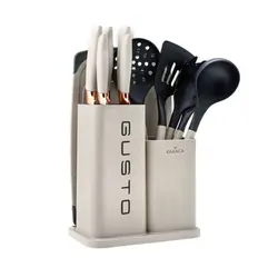 سرویس چاقو 12 پارچه کاراجا مدل Gusto کرم - اروم‌کاراجا