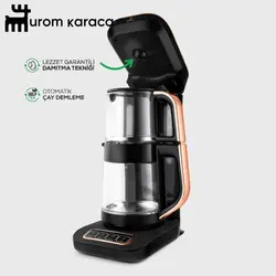 چایساز و قهوه ساز سخنگو کاراجا Caysever Robotea pro برنز - اروم‌کاراجا