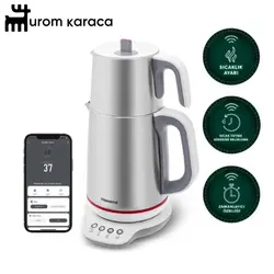 چایساز سخنگو هومند مدل Royaltea 1790 H سفید - اروم‌کاراجا