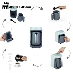 قهوه ساز هومند مدل Pottoman سبز/آبی - اروم‌کاراجا