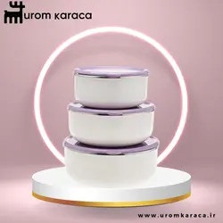 ظروف نگهداری مینا 6 تکه امسان وان و آل لیلاک - اروم‌کاراجا