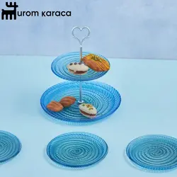 ست کیک/شیرینی/دسر مینی 7 عددی Karaca - اروم‌کاراجا