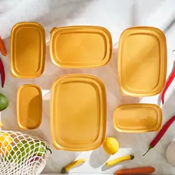 ظرف ذخیره سازی 6 تکه 12 تکه طلایی Karaca Vicks Bailando - اروم‌کاراجا