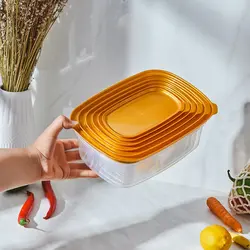 ظرف ذخیره سازی 6 تکه 12 تکه طلایی Karaca Vicks Bailando - اروم‌کاراجا