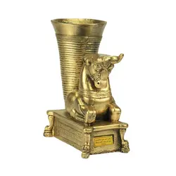 مجموعه ظروف هفت سین 7 پارچه تندیس و پیکره شهریار طرح ریتون گاو کد HS110