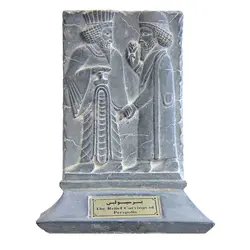 مجسمه تندیس و پیکره شهریار مدل لوح بلند پایگان پرسپولیس کد MO930