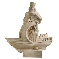 تندیس داریوش بر کشتی