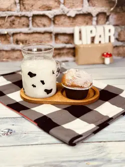 سینی سرو پلای وود 2 قلو کد 0812