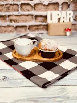 سینی سرو پلای وود 2 قلو کد 0812