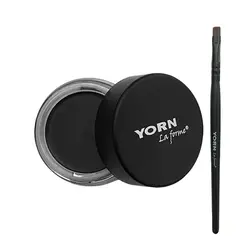 خط چشم ژله ای کاسه ای یورن Yorn مدل Forme Black شماره 100 (رنگ مشکی)