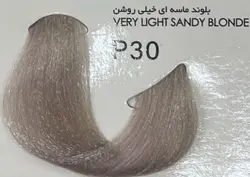 رنگ مو گیاهی پیکشن شماره P30 بلوند ماسه ای خیلی روشن