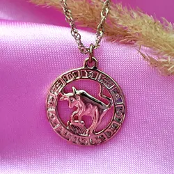 گردنبند سنبل ماه اردیبهشت روکش طلا کد ۴۱