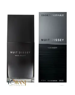 ادو پرفیوم اورجینال ایسی میاکه نویت د ایسه نویر آرجنت مردانه 100 میل / ISSEY MIYAKE / NUIT D’ISSEY NOIR ARGENT EDP