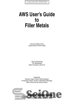دانلود کتاب American Welding Society (AWS) user's guide to filler metals - راهنمای کاربر انجمن جوشکاری آمریکا (AWS) برای فلزات پرکننده - سای وان | SciOne