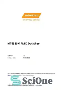 دانلود کتاب MT6360M PMIC Datasheet - برگه داده MT6360M PMIC