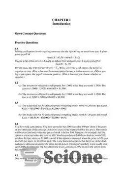 دانلود کتاب Options, Futures, and Other Derivatives - Solutions Manual - گزینه ها، آتی و سایر مشتقات - راهنمای راه حل ها