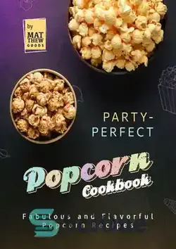 دانلود کتاب Party-Perfect Popcorn Cookbook: Fabulous and Flavorful Popcorn Recipes - کتاب آشپزی پاپ کورن پرفکت برای مهمانی: دستور پخت پاپ کورن فوق العاده و خوش طعم