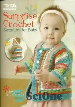 دانلود کتاب Surprise Crochet: Sweaters for Baby - قلاب بافی سورپرایز: ژاکت برای نوزاد
