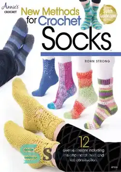 دانلود کتاب New Methods for Crochet Socks - روش های جدید برای جوراب قلاب بافی