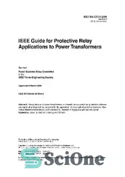 دانلود کتاب IEEE Guide for Power Transformer Protection - راهنمای IEEE برای محافظت از ترانسفورماتور قدرت