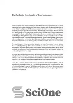 دانلود کتاب The Cambridge Encyclopedia of Brass Instruments - دایره المعارف سازهای برنجی کمبریج