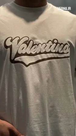 تیشرت یقه گرد قواره دار valentino - فروشگاه ورنا